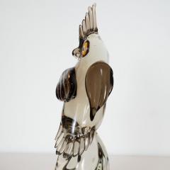 Licio Zanetti Mid Century Modern Signed Hand Blown Murano Owl Sculpture by Licio Zanetti - 1613163