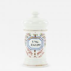 Lidded Porcelain Apothecary Jar - 3304586