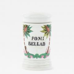 Lidded Porcelain Apothecary Jar - 3304589