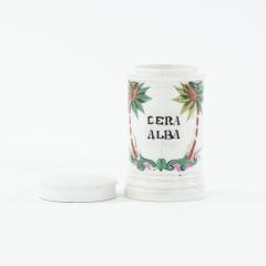 Lidded Porcelain Apothecary Jar - 3302557