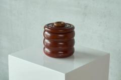 Lidded Pot in Wood 1950s - 4582451