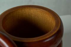 Lidded Pot in Wood 1950s - 4582469