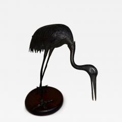 Life Size Janpanese Bronze heron - 4660071