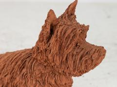 Lifesize Terracotta Dog Garden Ornament Early 20th Century - 2656662