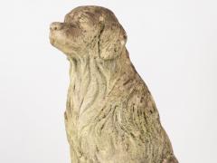 Lifesized Golden Retriever Dog Garden Ornament Stone English Mid 20th C  - 3678965