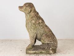 Lifesized Golden Retriever Dog Garden Ornament Stone English Mid 20th C  - 3678966
