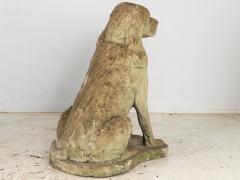 Lifesized Large Spaniel Dog Garden Ornament Stone English Early 21st C  - 4053646