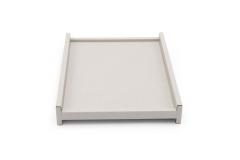 Light Gray Leather Valet Tray - 4672890
