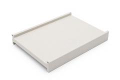 Light Gray Leather Valet Tray - 4672892