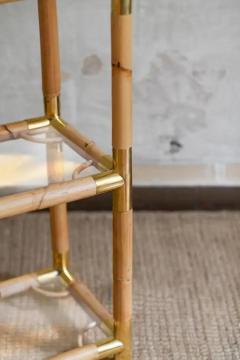 Light finished bamboo Bookcase Raccordi Series Molto Editions - 3998973