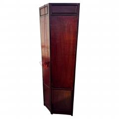 Lighted Chinese Rosewood Hexagon 4 Shelf Curio with 2 Door Cabinet - 4489152