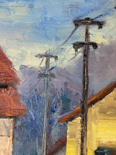Ligia Spinelli MODERNIST VILLAGE SCENE PAINTING BY LIGIA SPINELLI - 2487944