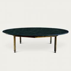 Liliana Grassi Liliana Grassi Low Granite and Brass Coffee Table 1950 - 3976794