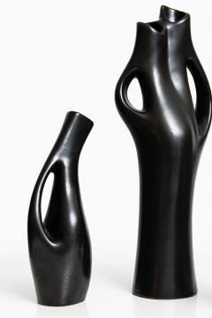 Lillemor Mannerheim Vases Mangania Produced by Upsala Ekeby - 1849394