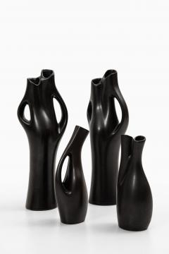 Lillemor Mannerheim Vases Mangania Produced by Upsala Ekeby - 1926148