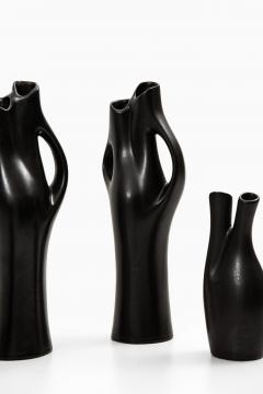 Lillemor Mannerheim Vases Mangania Produced by Upsala Ekeby - 1926149