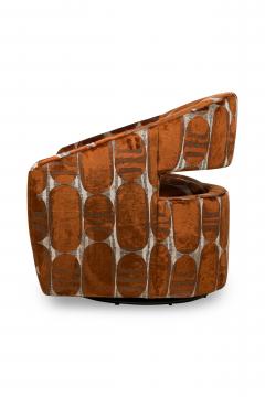 Lillian August French Modern Swivel Tub Chair - 4661468