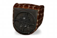 Lillian August French Modern Swivel Tub Chair - 4661475