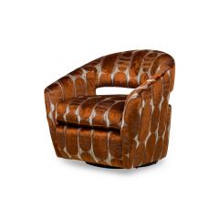 Lillian August French Modern Swivel Tub Chair - 4718100