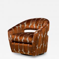 Lillian August French Modern Swivel Tub Chair - 4718136