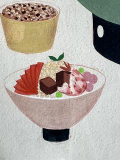 Lillian Chestney Oriental Cooking Book Illustration Food Cornucopia - 4493900