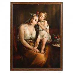 Lilly Martin Spencer American 1822 1902 A Portrait of a Mother and Child - 2469646