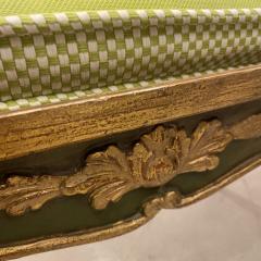 Lime green wooden bench - 3814784