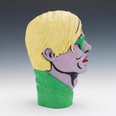 Limited Edition American Polychromed Rubber Bust of Andy Warhol by Jefferds - 1094854