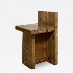 Lina Bo Bardi Brutalist Lina Bo Bardi Stool designed for Sesc Pompeia Brazil 1980 Pine wood - 1987747