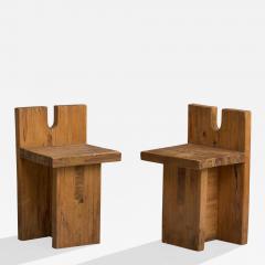 Lina Bo Bardi Stools in Pine Brazil 1980 - 4785629