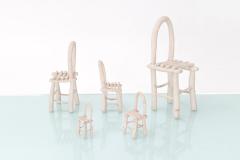 Linda Kramer Set of Linda Kramer Ceramic Chairs - 2548839