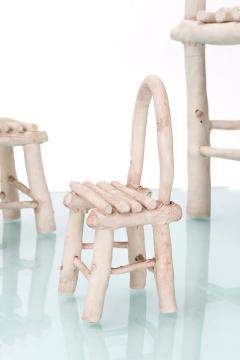 Linda Kramer Set of Linda Kramer Ceramic Chairs - 2548841