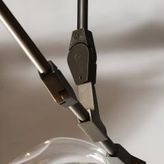 Lindsey Adelman Modernist Hand Blown Transparent Glass Five Globe Chandelier by Lindsey Adelman - 4265692