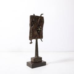 Lindsey Decker Brutalist Iron Steel Sculpture Entitled Reliquary Signed Lindsey Decker - 4514390