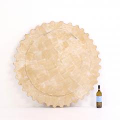Line Vautrin A Copper Glass Gilt Resin Convex Mirror in manner of Line Vautrin  - 4331756