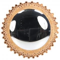 Line Vautrin A Copper Glass Gilt Resin Convex Mirror in manner of Line Vautrin  - 4331759