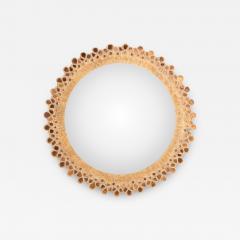 Line Vautrin A Copper Glass Gilt Resin Convex Mirror in manner of Line Vautrin  - 4332513