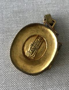 Line Vautrin A Gilt Bronze Reliquary Pendant by Line Vautrin - 833164