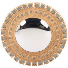 Line Vautrin A Gray Glass and Resin Mirror in the Manner of Line Vautrin  - 4649241