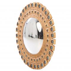 Line Vautrin A Gray Glass and Resin Mirror in the Manner of Line Vautrin  - 4649242