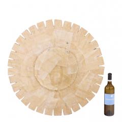 Line Vautrin A Gray Glass and Resin Mirror in the Manner of Line Vautrin  - 4649243