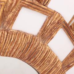 Line Vautrin A Snow White Glass and Resin Mirror in the Manner of Line Vautrin  - 4722571