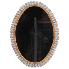 Line Vautrin An Oval Mirror in the manner of Line Vautrin  - 4385183