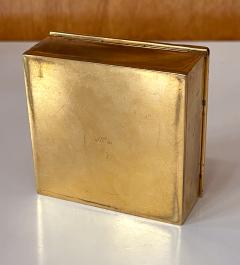 Line Vautrin French Line Vautrin Bronze Poem Box with Sonnet by Felix Arvers - 2884519