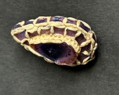 Line Vautrin French Talosel Brooch with Glass Inlay by Line Vautrin Branded - 4636563