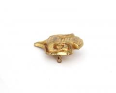 Line Vautrin GILT WASHED FRENCH BRONZE BROOCH ATTRIBUTED TO LINE VAUTRIN - 3234941