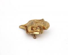 Line Vautrin GILT WASHED FRENCH BRONZE BROOCH ATTRIBUTED TO LINE VAUTRIN - 3234943