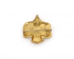 Line Vautrin GILT WASHED FRENCH BRONZE BROOCH ATTRIBUTED TO LINE VAUTRIN - 3234948