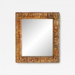 Line Vautrin Large Mid Century Resin Framed Mirror - 4744669