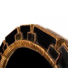 Line Vautrin Large giltwood mirror w dark colored glass frame in the manner of Line Vautrin - 2007538